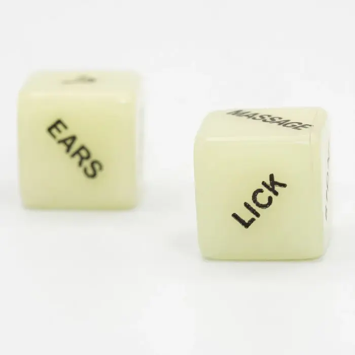 Loving Joy Glow-in-the-Dark Intimate Dice Game - Multi-Action Set