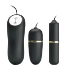 PRETTY LOVE Dubultais Vibro-Bullet elektrostimulācijas komplekts Foto 4