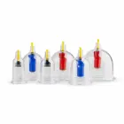 EasyToys Vacuum Cupping Set - 6-Piece Kit with Hand Pump, Multi-Size – Clear — Photo 3