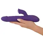 Sweet Smile вращающийся кролик-вибратор с функцией толчков – 24.7 cm (9.7″) – розовый — Фото 6