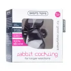 Rabbit dzimumlocekļa gredzens – melns — Foto 1