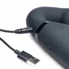 Swirl – strapless vibrating strap-on with inflatable bulb and remote – black — Photo 4