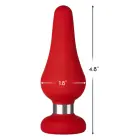 FORTO F-21 Tear Drop Intimate Plug – L – Red — Photo 4