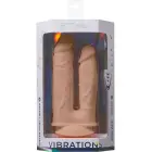 Silex-D Vibrating Double Penetration Dildo – 20 cm (8″) – Skin — Photo 3