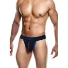 MaleBasics Neon Men's Thong – Blue – S — Photo 2