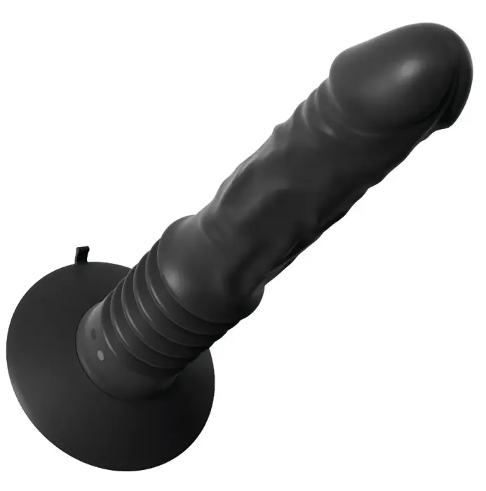Vibrating Ass Fucker Dildo – 21 cm – Black Photo