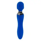 SELOPA BLUE BELLE Dual-Ended Flexible Silicone Wand 19.9cm Blue — Photo 5