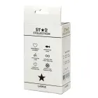 Star Collection розовая анальная пробка – L – с бледно-розовым камнем — Фото 2