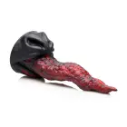 Draakoni keele dildo – 24.5 cm (9.6″) – Punane/must — Foto 3