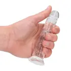 Reālistisks dildo – 12.7 cm (5″) – Caurspīdīgs — Foto 7