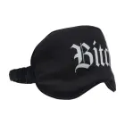Атласная повязка на глаза с принтом Bitch – чёрная — Фото 2