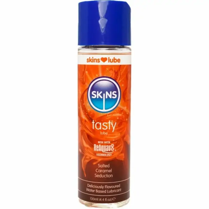 Skins Tasty Salted Caramel Water-Based Lubricant – 130 ml