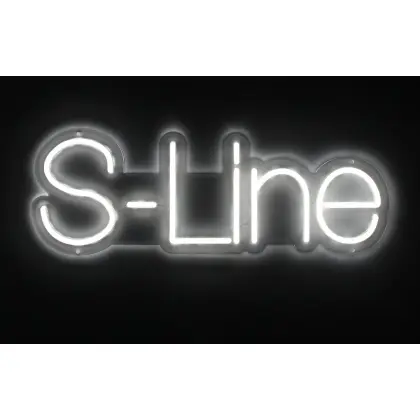 Shots LED Neon S-Line Sign - Decorative Wall Light, EU Adapter