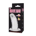 BAILE – Brave Man vibruojanti varpos rankovė – 18 cm – skaidri — Nuotrauka 4