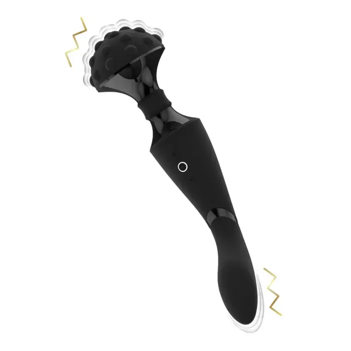 Гибкий wand вибратор VIVE Shiatsu – 27.3 см (10.75″) – черный