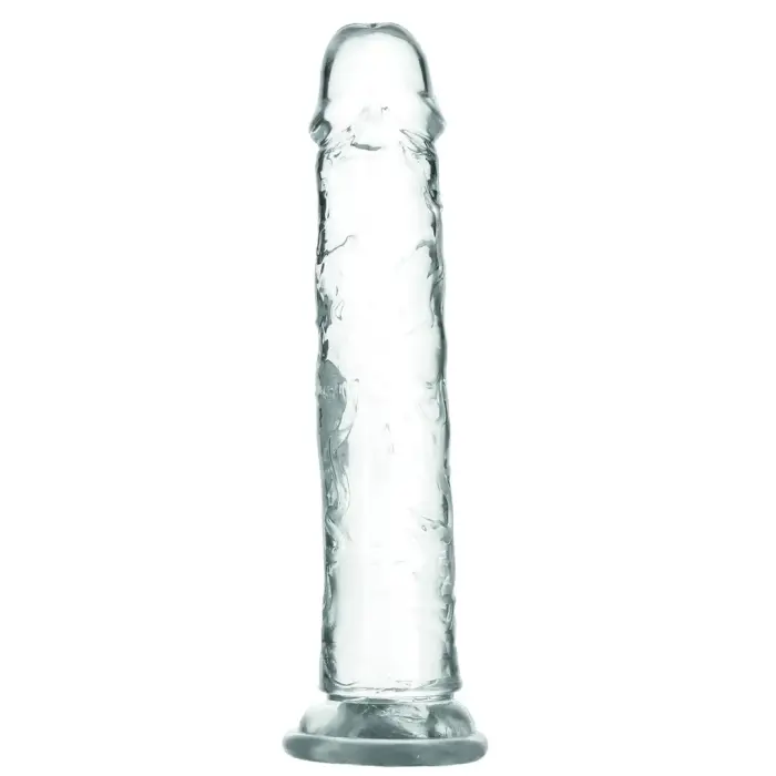 Addiction Crystal Addiction Intimate Machine dildo – 23 cm (9″) – caurspīdīgs