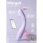SVAKOM Margot ar app vadību, ar diviem motoriem, G-punkta vibrators – 21 cm (8.3″) – violets — Foto 17
