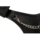 Svenjoyment Herren Rio стринги из искусственной кожи – чёрные — Фото 4
