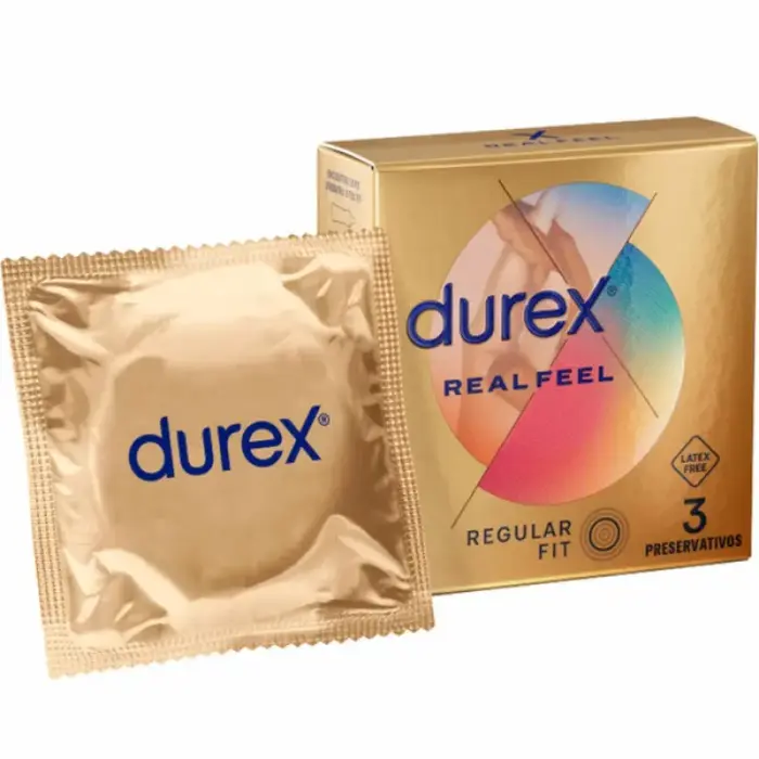 Durex RealFeel презервативы без латекса – 56 мм – 3 шт.