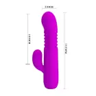 PRETTY LOVE Domenico reālistisks vibrators – 18 cm (7″) – miesas krāsā — Foto 5