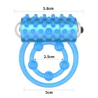 LoveToy Lumino Play Vibrating Penis Ring – светится в темноте – TPE – кольцо мошонки 2" / кольцо ствола 1,4" — Фото 2