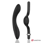 ANNE'S DESIRE Curve – гибкий силиконовый вибратор с дистанционным управлением – 20 см – чёрный — Фото 4