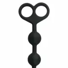 EasyToys elastīga silikona anālo bumbiņu ķēde 10 daļas – 34 cm – melns — Foto 4