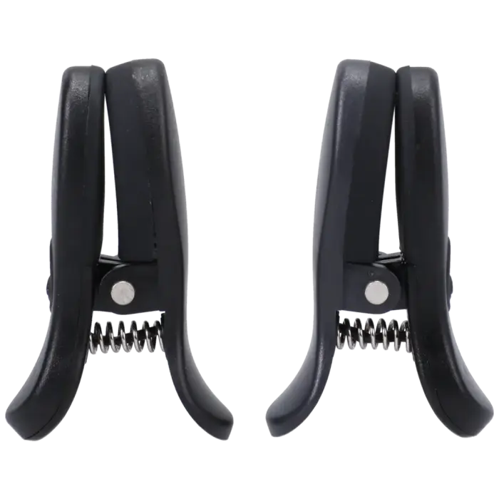 Vibro Grippers vibrējošas krūšu galu skavas ar futrāli – melnas Foto 5