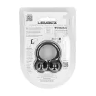LEVELZ Liquid Silicone Double Weighted Cockring – Black — Photo 3