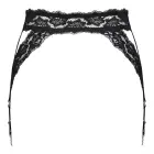 Cottelli LINGERIE Lace Garter Belt with Straps and Heart Detail – Black – S/M — Photo 8