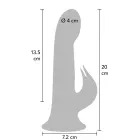 Rotējošs Flutter truša vibrators – violets — Foto 7