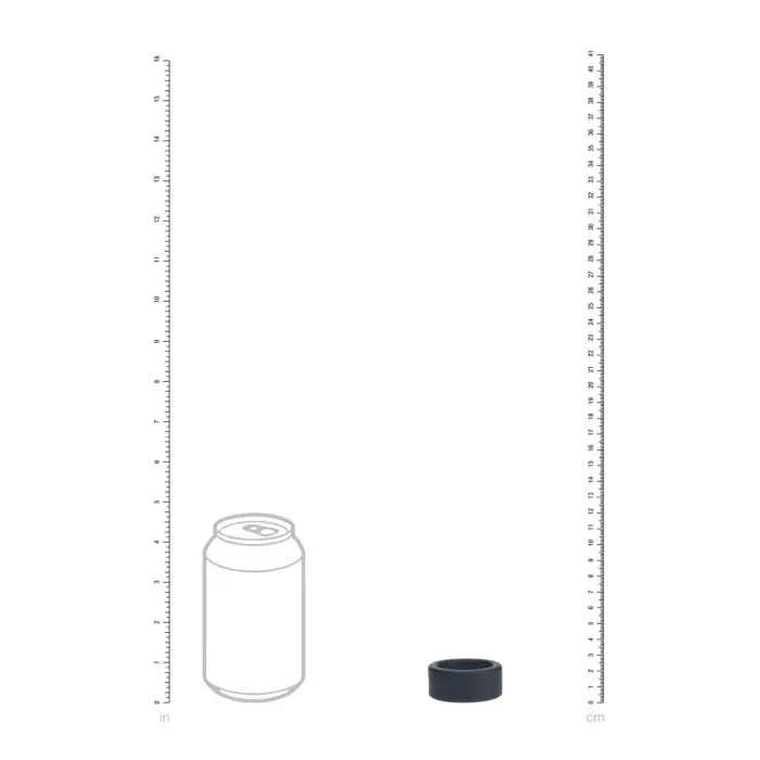 Šķidrā silikona sēklinieku siksna – S – 34 mm – melna Foto 4