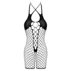 Cottelli FANTASY võrkbodi dekoratiivkividega – must – S/L Photo