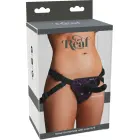 TOYJOY Get Real strap-on mežģīņu siksna – violeta — Foto 4