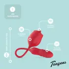 Teazers Rose daudzfunkcionāls vibrators – 22 cm – rozā — Foto 2