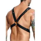 DNGEON Cross Chain Harness – Black – One size — Photo 4
