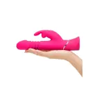 Thrusting Realistic Rabbit Vibrator – Pink — Photo 4