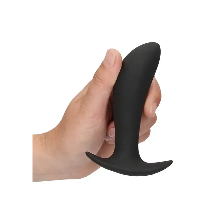 E-stim vibrējošs anālais spraudnis – melns Foto 7