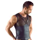 Svenjoyment Men's Harness Top with Studs and Rings – Black – XL — Photo 2