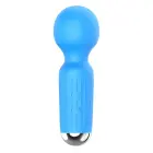 Uzlādējams mini vibrators – zils — Foto 1