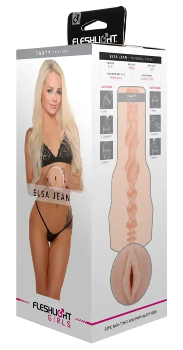 Fleshlight Elsa Jean Tasty Masturbator – 25 cm (9.8″) – Skin