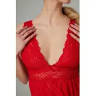 Christine Lieve Babydoll & Thong Set Red - Elegant Lace Design — Photo 3