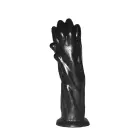 Ķepas dildo – 18-20 cm – Melns — Foto 3