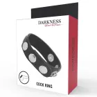 Darkness Adjustable Leather Performance Ring – Black — Photo 4