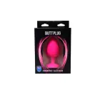 Pink S Butt Plug with White Crystal – 7 cm — Photo 3
