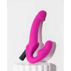 Blush Temptasia Estella Vibrating Strap-On Dildo – 20 cm (7.9″) – Pink — Photo 3