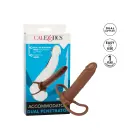 Accommodator kahekordse penetratsiooniga dildo – 13 cm (5.25″) – pruun — Foto 5