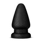 BUTTR Cold Blooded чешуйчатая анальная пробка – 15.2 cm (6″) – Черный — Фото 1