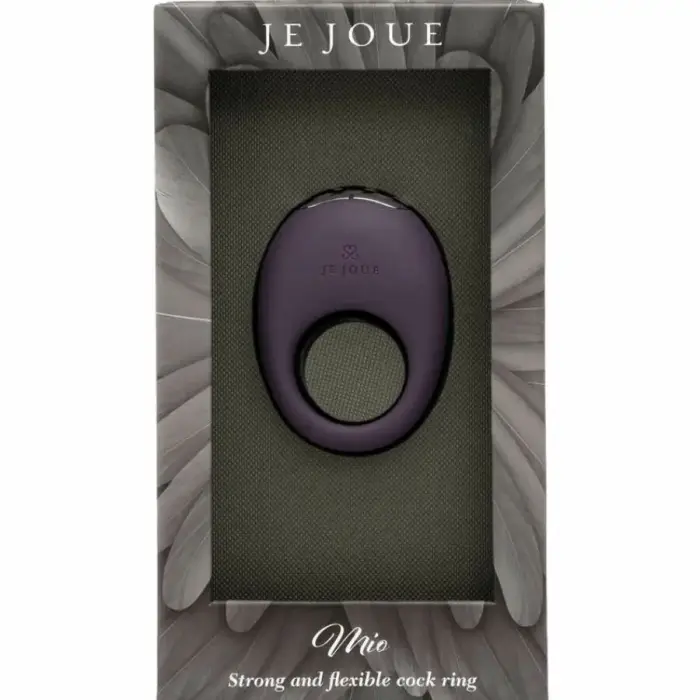 Je Joue Mio uzlādējams elastīgs intīmais gredzens – violets – 6.6 cm (2.6″)