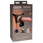 King Cock Elite Deluxe Silicone Body Dock Kit with Adjustable Harness – 20.3 cm (8″) — Photo 1